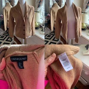 Cynthia Rowley size large cardigan